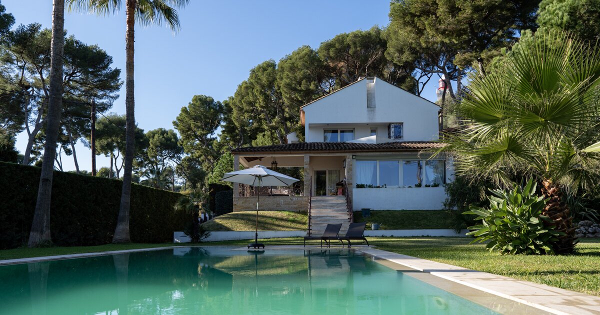 Villa Cap d'Antibes, 5 min van de stranden, prachtig uitzicht op zee ...