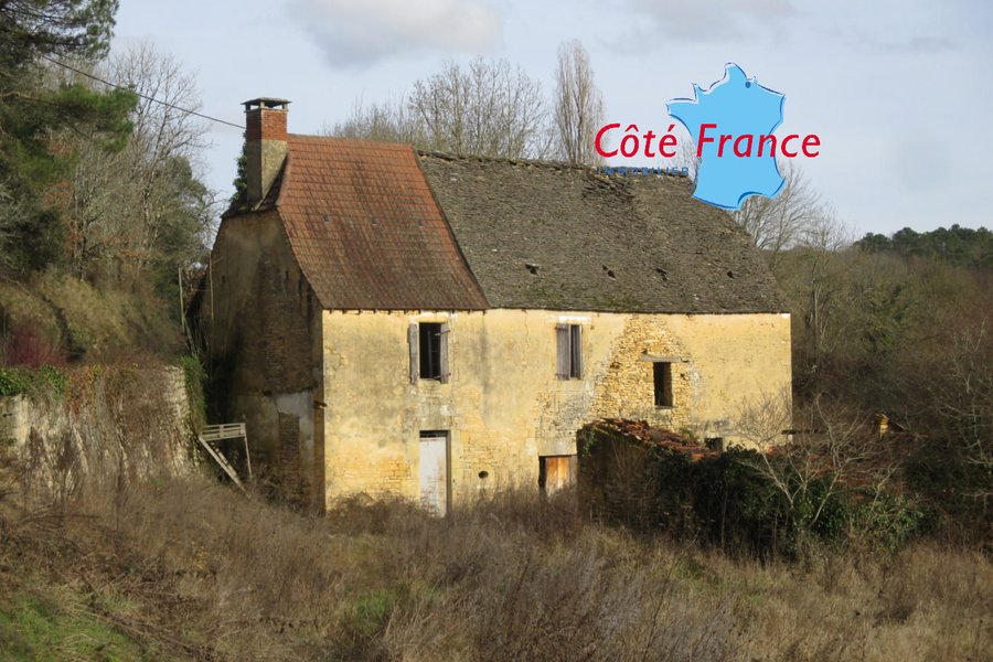 Dordogne La Chapelle Aubareil Ancien Moulin à Restaurer Sur